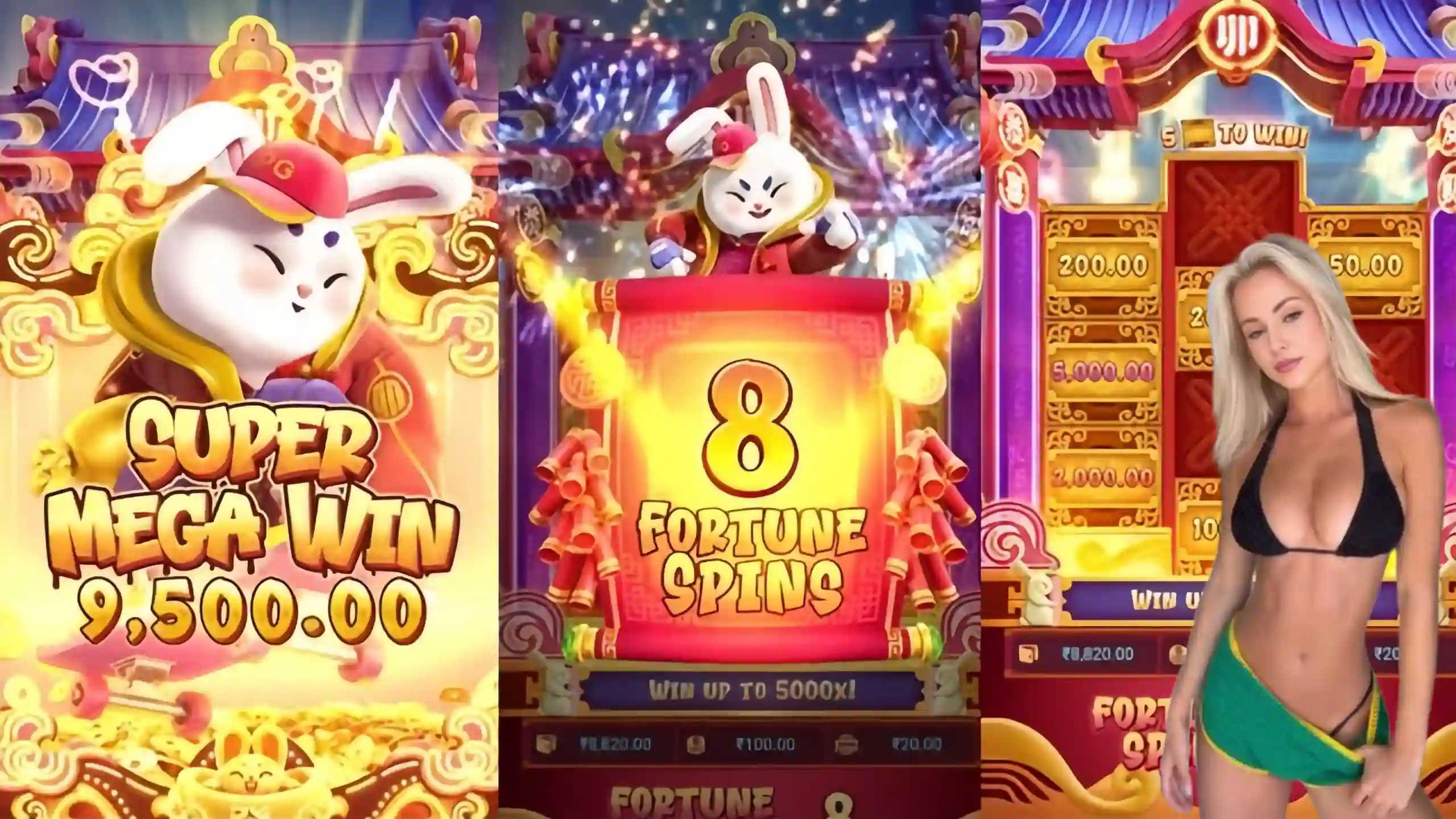Wild Expansivo Fortune Rabbit aggpg - Coelho Dourado que Expande